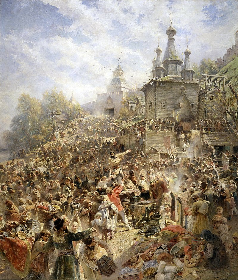 «Воззвание Минина» Константин Маковский, 1896