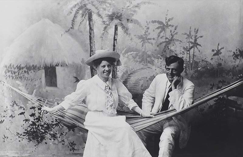 Джек Лондон со своей второй женой Шармэйн Киттридж